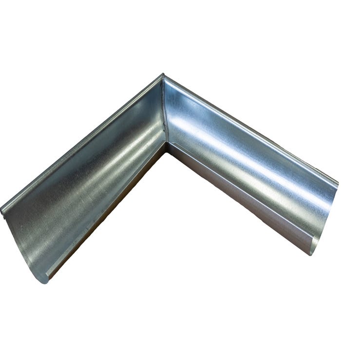 Angle extérieur acier galvanisé - Dév.25 cm – Gris - LPP