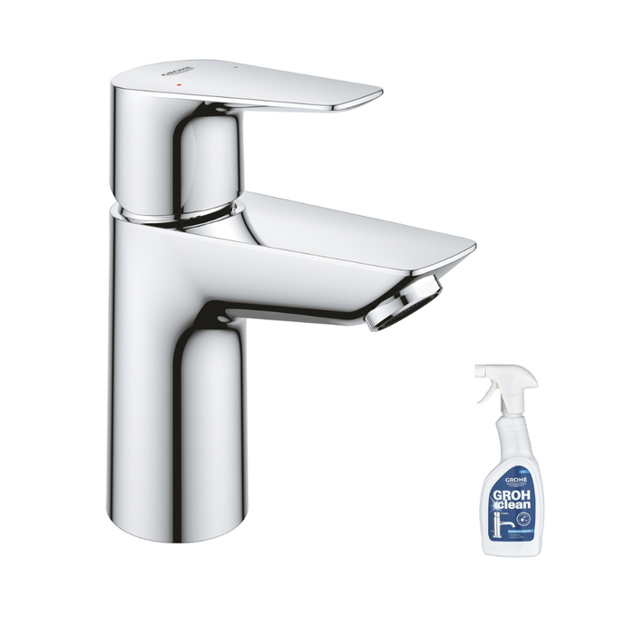 Mitigeur lavabo GROHE Quickfix Start Edge taille S + nettoyant GrohClean