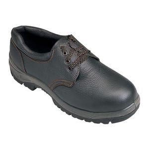 Chaussures de sécurité basses NACRITE S1P SRC en cuir fleur de buffle noir P50 - B0912-T50