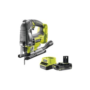 Pack RYOBI Scie sauteuse pendulaire R18JS7-0 - 18V One+ Brushless - 1 Batterie 2.0Ah - 1 Chargeur rapide