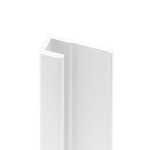 Schulte Profilé de finition pour Panneau mural de douche, DécoDesign,  Blanc, 210 cm