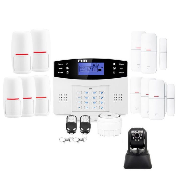 Alarme maison avec caméra ip lifebox evolution kit ip1