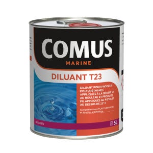 DILUANT T23 - 5L Diluant pour produits polyuréthanes appliqués à la brosse et au rouleau - COMUS