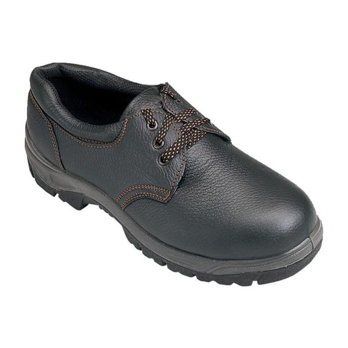 Chaussures de sécurité basses NACRITE S1P SRC en cuir fleur de buffle noir P39 - B0912-T39