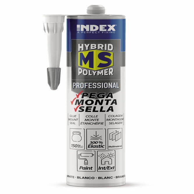 (Boite de 12) Adhésifs Hybrid MS Polymer 290 ml (Blanc)