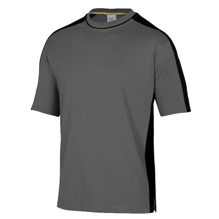 Tee-shirt MACH SPIRIT coton gris/noir TM - DELTA PLUS - MSTM5GRTM