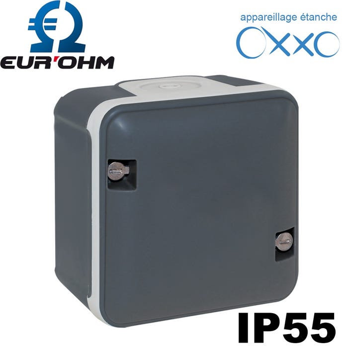 Sortie de câble encastré 16A IP55 - OXXO Couleur Gris
