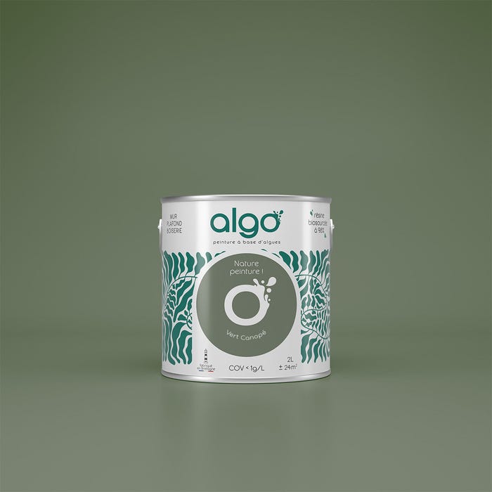 Peinture Algo - Vert Canopée - Satin - 0.5L
