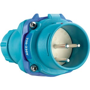 FICHE MONOPHASEE A CONNEXION MARECHAL 30mA - IP54