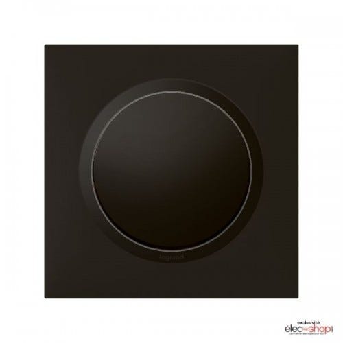 Interrupteur ou va et vient Dooxie Noir - complet Legrand DC600201