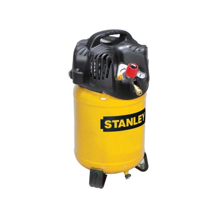 Stanley Kit compresseur, compresseur d'air sans huile, vertical, 1.5 ch, 10 bar, cuve 24 L, incl. 6 accessoires
