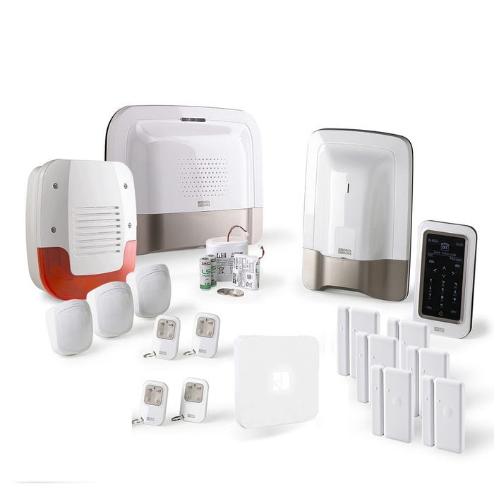 Pack alarme maison Tyxal + GSM - Kit 4