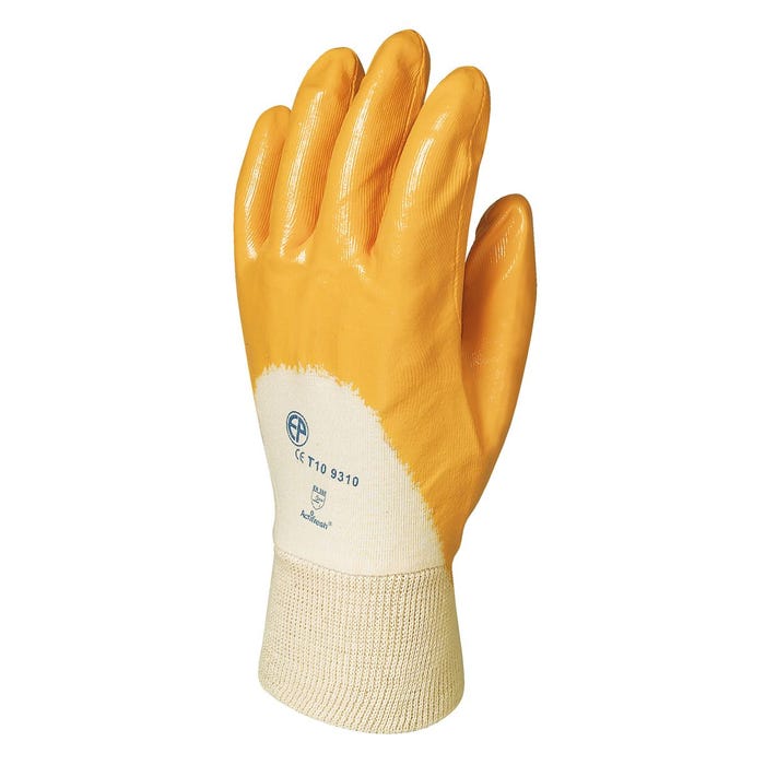 Lot de 10 paires de gants EURODEX ultra light jaune qual.sup. - COVERGUARD - Taille XL-10
