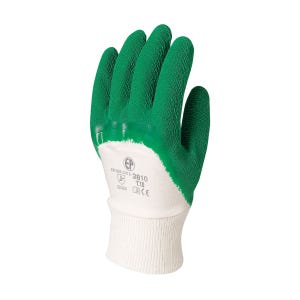 Gants latex crépé vert qualité supérieure - COVERGUARD - Taille XL-10