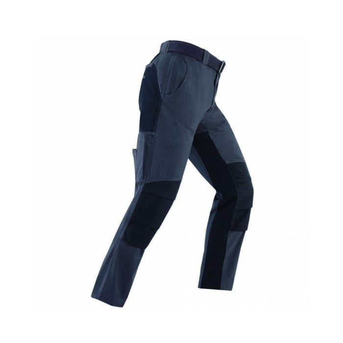 Pantalon de travail avec renforts NIGER gris-noir KAPRIOL