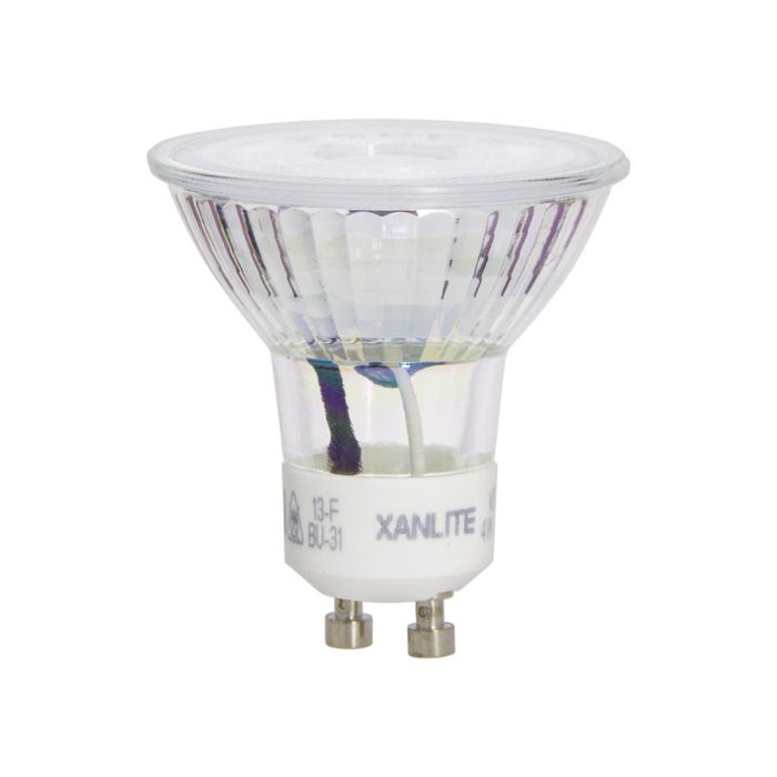 Xanlite - Ampoule LED spot dimmable, culot GU10, 5,5W cons. (50W eq.), lumière blanc neutre - VG50SCWD