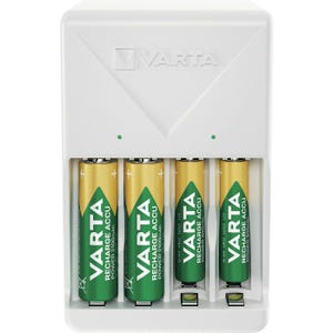 Chargeur pile VARTA plug pour 4 piles AAA/AA - BRICODEAL TORRO - 57_657_101_451