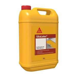 SikaLatex - Résine de collage étanche et hydrofuge - Sika - 5 L