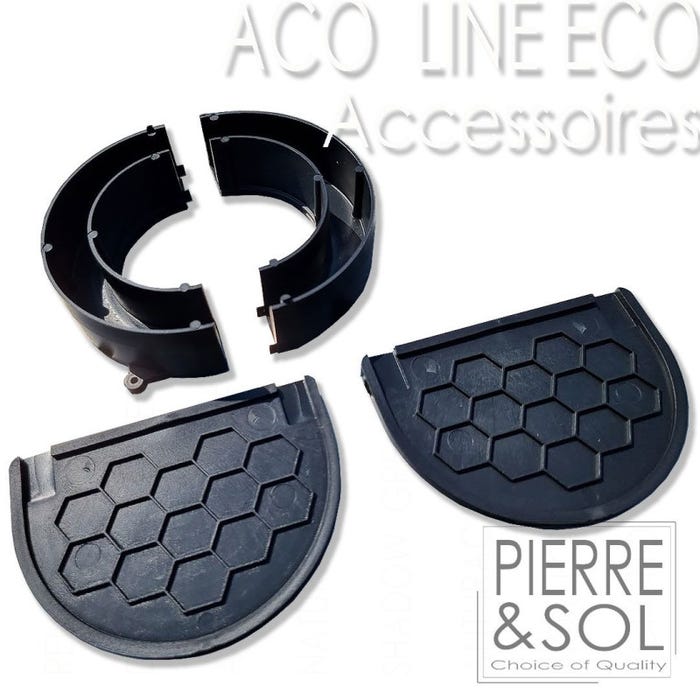Set d'accessoires Caniveau PP - ACO LINE ECO