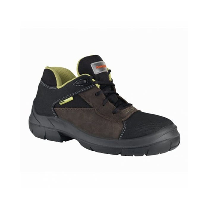 Chaussures de sécurité basses CREEK (BACOU) marron-noir HONEYWELL S3, CI, SRC - Pointure: 39