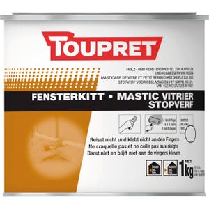 Mastic Vitrier Toupret - 1 Kg