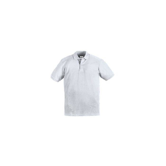SAFARI Polo MC blanc, 100% coton, 220g/m² - COVERGUARD - Taille S