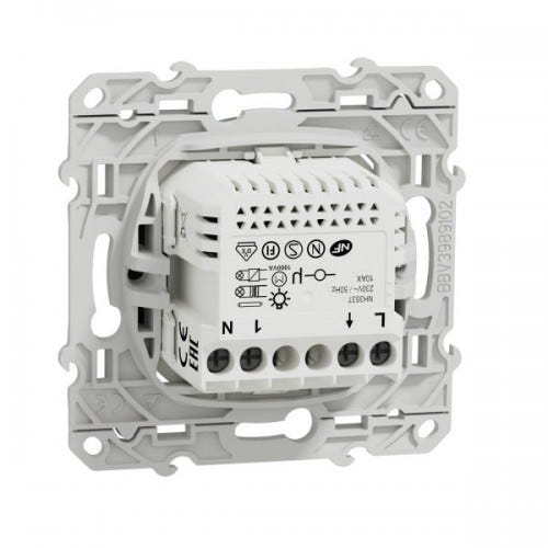 Bouton poussoir connecté zigbee Anthracite | Wiser Odace Schneider Electric S540530W