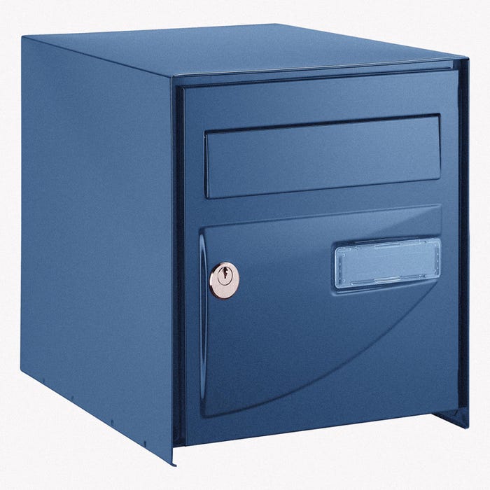Boîte aux lettres PROBAT simple face - Bleu 5003