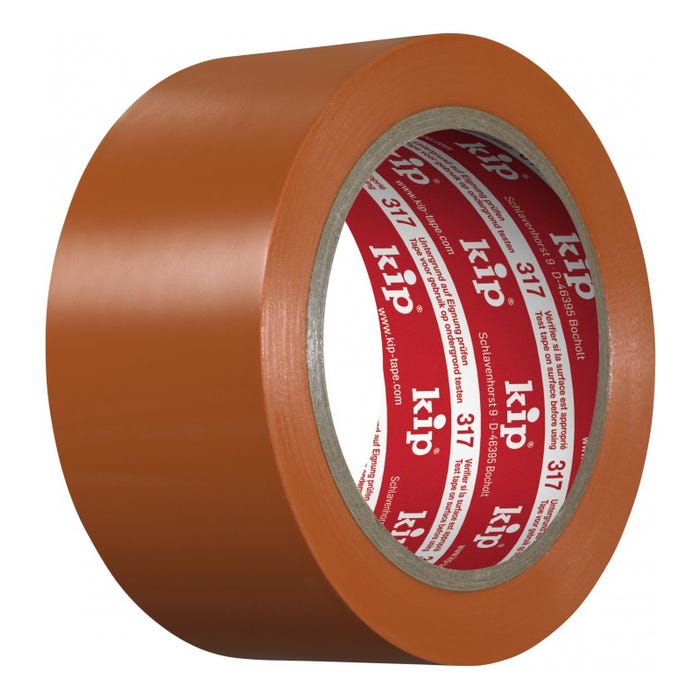 Ruban adhésif de protection PVC orange 50mm x 33m