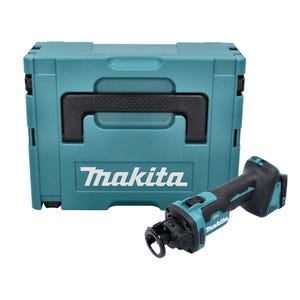 Makita DCO 181 ZJ Affleureuse plaque de plâtre sans fil 32000 tr/min Brushless 18V + Coffret Makpac - sans batterie, sans