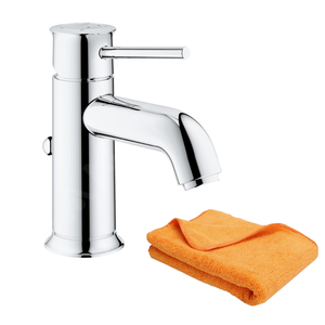 Mitigeur lavabo GROHE Quickfix Start Classic taille S + microfibre