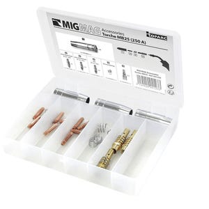 Coffret consommables torche MIG/MAG 250 A (MB25) Gys