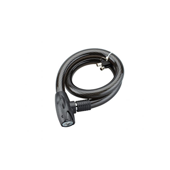THIRARD - Antivol à clé Scorp, câble acier, vélo, 25mmx1m, 2 clés, noir