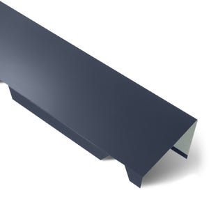 Faîtière Simple Crantée 2100 mm AXEL® | Bleu Ardoise | RAL 5008