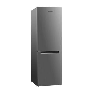 Réfrigérateur combiné BRANDT - BC1860NX - 2 portes - 293 L - l 64 x h 194 x L65 cm - Gris