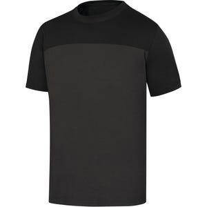 Tee-shirt 100% coton GENOA2 gris/noir TS - DELTA PLUS - GENO2GNPT