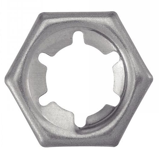 Ecrou -PAL- autofreiné hexagonal - Inox A2 M14 - Boîte de 50