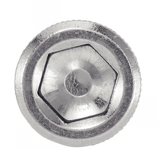 Vis à métaux tête cylindrique six pans creux -UNC- - Inox A2 3/8x2 mm - Boîte de 50