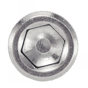 Vis à métaux tête cylindrique six pans creux -UNC- - Inox A2 5/8x4 mm - Boîte de 25