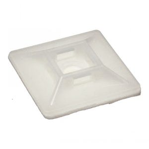 Support de lien blanc adhesif - Nylon 6.6 5,5 mm - Boîte de 100