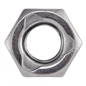 Ecrou autofreiné hexagonal - Tout métal - Inox A2 M4 - Boîte de 200