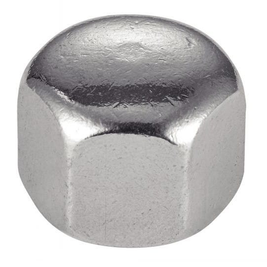 Ecrou borgne hexagonal bas - Inox A2 M5 - Boîte de 200