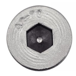 Vis à métaux tête cylindrique reduite six pans creux - Inox A2 10x25 mm - Boîte de 100
