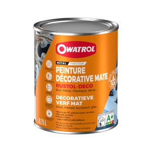 Peinture antirouille décorative Owatrol RUSTOL DECO MAT Anthracite RAL 7016 2.5 litres