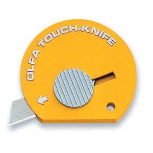 Olfa Coupeur de poche touch Cutter TK-4Y - jaune