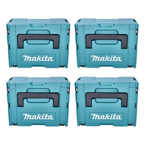 Makita MAKPAC Gr. 3 Coffret plastique 395 x 295 x 215 mm - 4 pcs. (4x 821551-8)