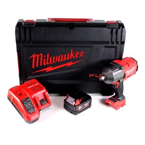 Milwaukee M18 FHIWF12-501X Visseuse à percussion sans fil 1/2", 18 V, 1356 Nm + 1x Batterie 5,0 Ah + Chargeur + HD Box