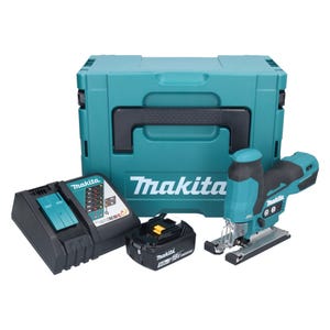 Makita DJV 185 RT1J Scie sauteuse pendulaire sans fil 18 V Brushless + 1x batterie 5,0 Ah + chargeur + Makpac