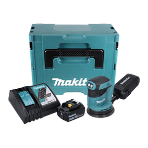 Makita DBO180RT1J Ponceuse excentrique sans fil 125mm 18V + 1x Batterie 5,0Ah + Chargeur + Coffret Makpac