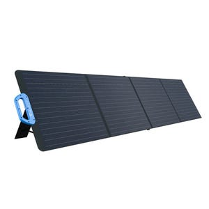 Panneau Solaire BLUETTI Nomade PV200 Monocristallin 200W Photovoltaïque Pliable et Portable IP54 avec poignée de ports et béquilles ajustables